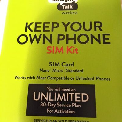 Straight talk Phone SIM Card byop New