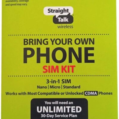 Straight Talk SIM card for Verizon Network Compatigle with any Veriozon Phone