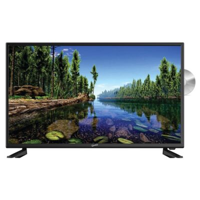 Supersonic SC-3222 32-Inch DLED HDTV with Built-in DVD Player, HDMI, USB, SD Card Slot, ATSC/NTSC, 1080p Resolution, Digital Noise Reduction, Wall Mountable Design