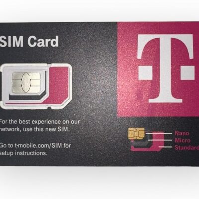 T-Mobile Phone Plan with Unlimited 5G-4G LTE Data + Unlimited Talk & Text for 30 Days (3-in-1 SIM Card)/eSIM (30 Days)