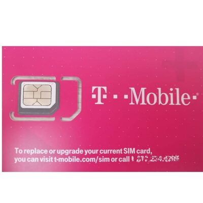 T-Mobile Prepaid SIM Card Unlimited Talk, Text, and Data in USA with 5GB Data in Canada and Mexico for 30 days