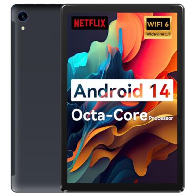 Tablet,10.1″ Android Tablet with Octa-core Processor 10GB RAM 128GB ROM HD IPS Touchscreen 8H Battery, Wi-Fi 6, BT 5.0, Dual Camera, Google Tablets 2024