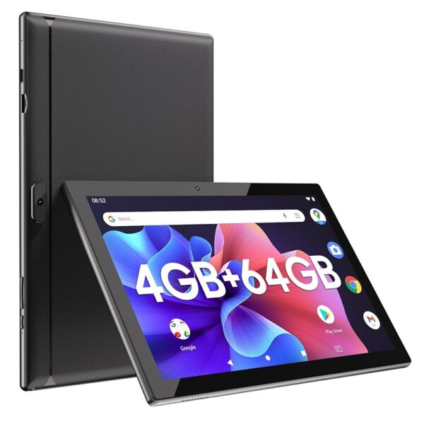 Tablet Android 12, Tablets 10 inch 4GB RAM+ 64GB ROM+ 512GB Expandable Tablet PC, 1280 * 800 IPS Screen, Dual Camera, Powerful Processor, 6000mAh Battery, Bluetooth,WiFi, Google...