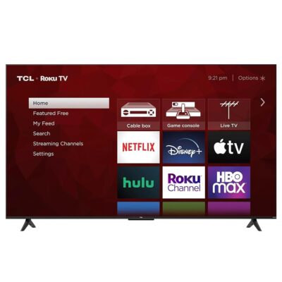 TCL 50″ Class 4-Series 4K UHD HDR LED Smart Roku TV – 50S451