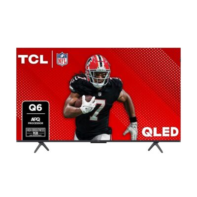 TCL 50-Inch Q65 QLED 4K UHD Smart TV with Google TV (50Q651G, 2024 Model) Dolby Vision, Dolby Atmos, HDR Pro+, Game Accelerator Enhanced Gaming, Voice Remote, Works with Alexa,…