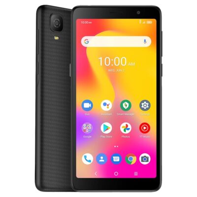 TCL A30 Unlocked Smartphone with 5.5″ HD+ Display, 8MP Rear Camera, 32GB+3GB RAM, 3000mAh Battery, Android 11, Prime Black (Renewed)