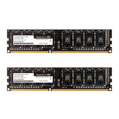 TEAMGROUP Elite DDR3 16GB Kit (2x8GB) 1600MHz (PC3-12800) CL11 Unbuffered Non-ECC 1.5V UDIMM 240 Pin PC Computer Desktop Memory Module Ram Upgrade – TED316G1600C11DC01