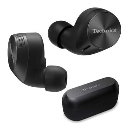 Technics HiFi True Wireless Multipoint Bluetooth Earbuds with Noise Cancelling, 3 Device Multipoint Connectivity, Wireless Charging, Impressive Call Quality, LDAC Compatible -…