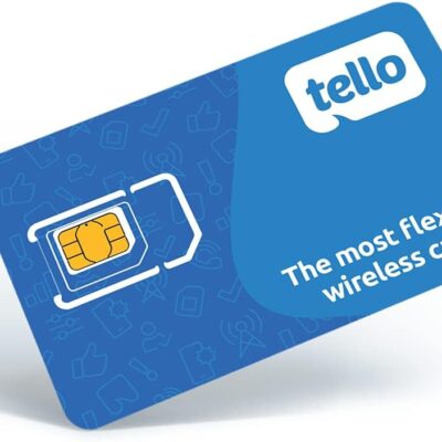 Tello Mobile – US Prepaid SIM Card (3 in 1) | Bring Your Own Phone Kit | Phone Plans Starting at $5/mo up to $25/mo | Nation-Wide 4G LTE/5G Coverage