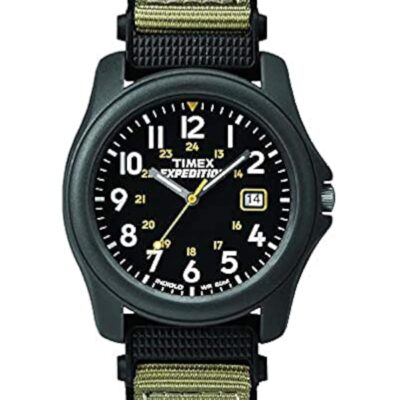 Timex Men’s Expedition Camper Nylon/Leather Strap Watch