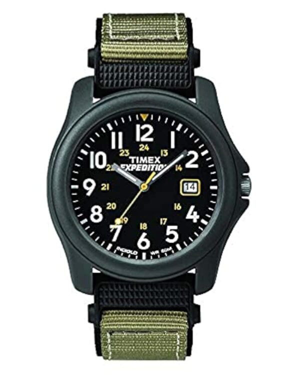 Timex Men's Expedition Camper Nylon/Leather Strap Watch