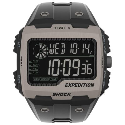 Timex Men’s Expedition Grid Shock Quartz Resin Strap