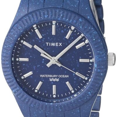 Timex Men’s Waterbury Ocean Recycled Plastic 42mm Watch