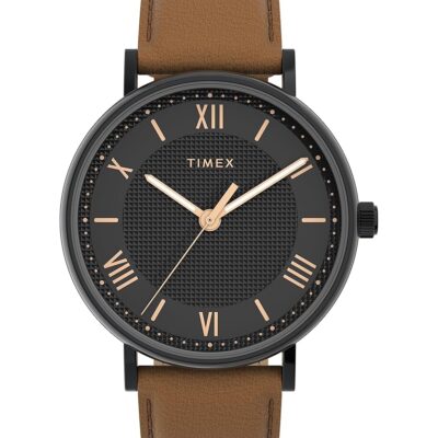 Timex Southview Men’s Analogue Watch with Leather Strap