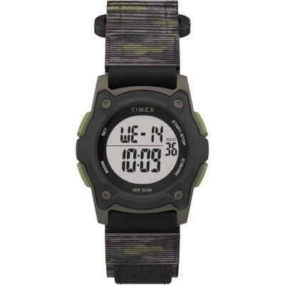 Timex TIME Machines® 35mm Camo Fast Wrap® Kids Digital Watch