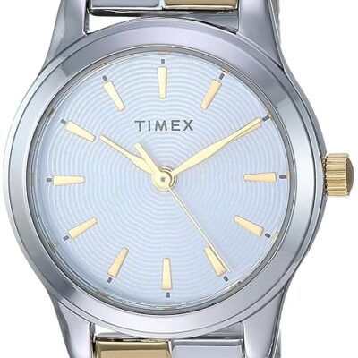 Timex Women’s Stretch Bangle Crisscross 25mm Watch