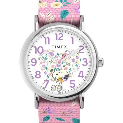 Timex X Peanuts in Bloom Women’s Weekend 38mm Watch