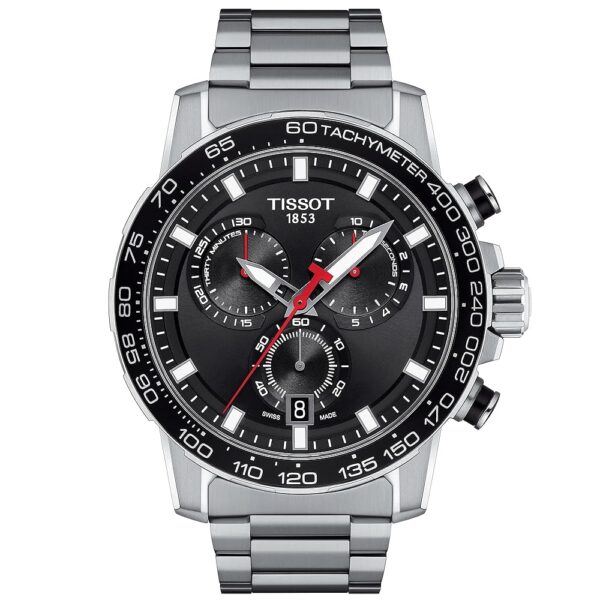 Tissot Mens Supersport Chrono Stainless Steel Casual Watch