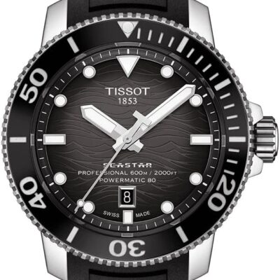 Tissot Seastar PRO 2K PW80 SS BK RB GY IND