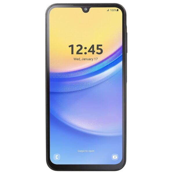 Total by Verizon | Samsung Galaxy A15 5G | Locked | 128GB | 5000mAh Battery | 50MP Main Camera| 6.5-in. AMOLED Display | Black