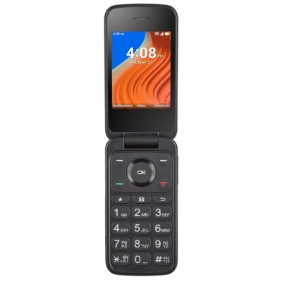 TracFone TCL Flip 2, 8GB, Black – Prepaid Flip Phone (Locked)