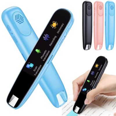 Traductor De Voz Instantaneo 2024,112 Languages Translator Pen No WiFi Needed, WReal Time Translator Pen Scanner with WiFi/Offline/Photo Support for Students Adults Traveler…