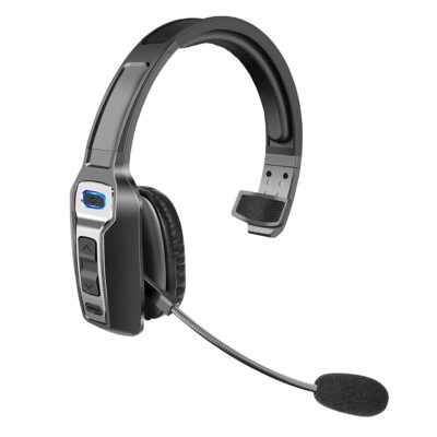 Trucker Bluetooth Headset, V5.2 Wireless Headset with Upgraded Microphone AI Noise Canceling, On Ear Bluetooth Headphone with Mute for Driver Office Call Center