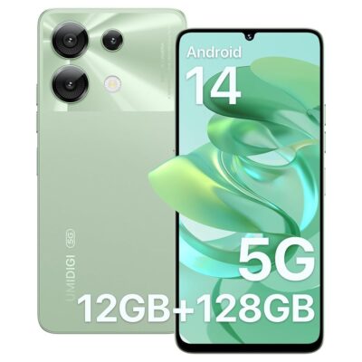 UMIDIGI G9 5G Cell Phone, Android 14 Unlocked Phones, 12(6+6) GB +128GB/1TB TF Expand, 5G Dual SIM, 50MP Camera, 6.75″ HD+ 90Hz Display, AI Face & Fingerprint Unlock, 5000mAh…