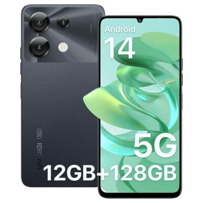 UMIDIGI G9 5G Cell Phone, Android 14 Unlocked Phones, 12(6+6) GB +128GB/1TB TF Expand, 5G Dual SIM, 50MP Camera, 6.75″ HD+ 90Hz Display, AI Face & Fingerprint Unlock, 5000mAh…