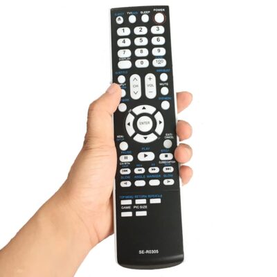 Universal Replacement Remote Control Compatible for Toshiba SE-R0305 TV/DVD Combo 19LV61K 22LV506 22LV610 26LV61 26LV61K 26LV610U 32CV100 32CV100U