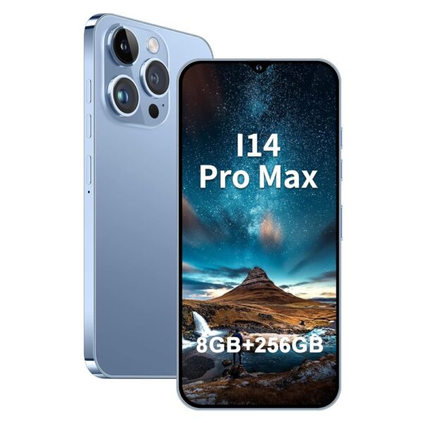 Unlocked Android Phone I14ProMax Smartphone 8GB+256GB cell phone 13MP+50MP Camera Pixels 6800mAh Battery for Extended Standby 6.8-inch HD Screen mobile phone 5G Dual SIM Card...