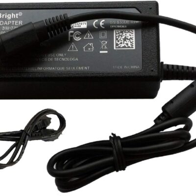 UpBright 12V AC/DC Adapter Compatible with Naxa NT-1506 NX-555 NX-551 NTD-1954 NTD-2254 NTD1954 NTD2254 Widescreen LCD HD TV LED Television HDTV DVD Combo DC12V 12VDC 12.0 Volts…