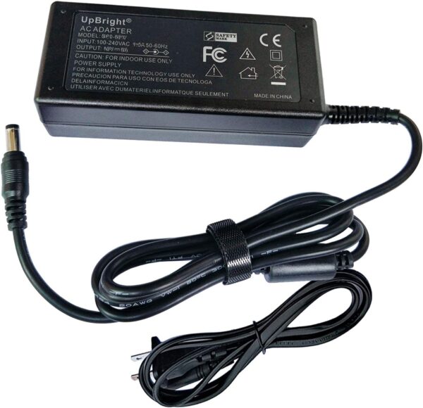 UPBRIGHT New Global 12V 5A AC/DC Adapter Compatible with Insignia NS-32DD220NA16 NS32DD220NA16 32" LED HDTV LCD HD TV and DVD Combo 12VDC 5000mA 12.0V 5.0A Power Supply Cord...