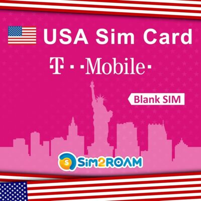 USA T-Mobile Blank SIM Card | for iOS Android 5G 4G LTE Smart Phones | Talk SMS Data | Triple Cut 3 in 1 Simcard – Standard Micro Nano | No Contract Cellphone Plan | USA Coverage