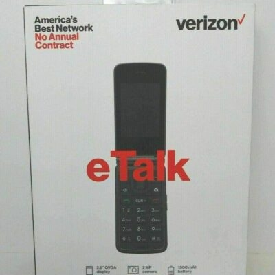 Verizon Wireless Freetel eTalk Prepaid Flip Phone (Gray)