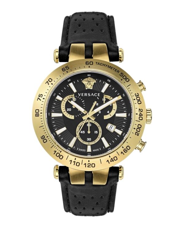 Versace Bold Chrono Collection Luxury Mens Watch Timepiece