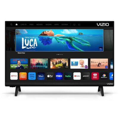 VIZIO 24-inch D-Series FHD LED Smart TV w/Bluetooth Headphone Capable, AMD FreeSync & Alexa Compatibility, D24fM-K01, 2023 Model (Renewed)