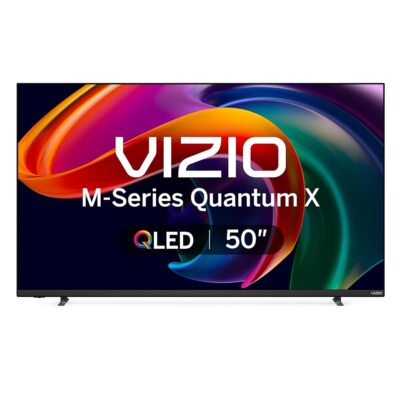 VIZIO 50-inch MQX-Series 4K 120Hz QLED HDR10+ Smart TV with Dolby Vision, Active Full Array, 240Hz @ 1080p PC Gaming, WiFi 6E, Apple AirPlay, Chromecast Built-in, M50QXM-K01,…