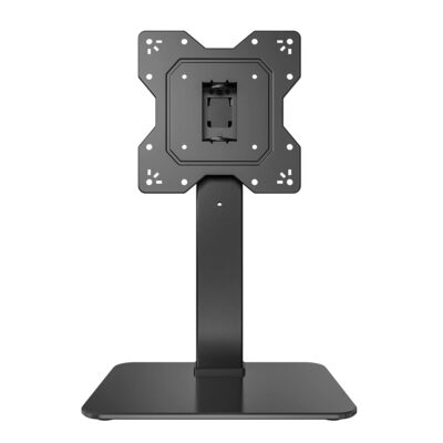 WALI Universal TV Stand, Swivel 70° Small TV Stand for 23 to 43 inch TVs, 3 Height Adjustable Table Top TV Mount Replacement Base for Televisions/Monitors up to 88lbs (TVF001),…