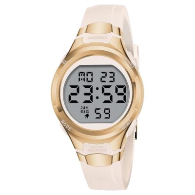 Watches for Women Sport Digital Womens Watch Waterproof with Silicone Strap Alarm/Stopwatch/Chronograph/LED Back Light