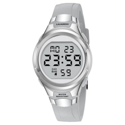 Watches for Women Sport Digital Womens Watch Waterproof with Silicone Strap Alarm/Stopwatch/Chronograph/LED Back Light