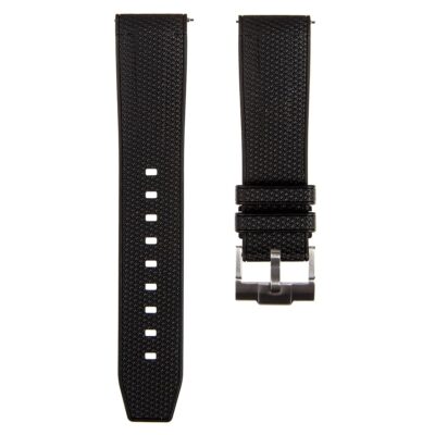 Weave Premium Silicone Rubber Watch Bands- Quick-Release Watch Straps for Men & Women-Compatible with Omega, Tudor, Rolex, Seiko and etc