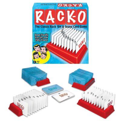 Winning Moves Rack-O Retro Game Games USA, Classic Tabletop Game Enjoyed by Families Since The 1950’s! Ages 8+, 2-4 Players (6122)