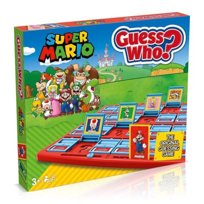 Winning Moves Super Mario Guess Who? Board Game, Play with Classic Nintendo Characters Including Mario, Luigi, Peach, Bowser, and Donkey Kong, 2 Players Makes a Great Gift for…