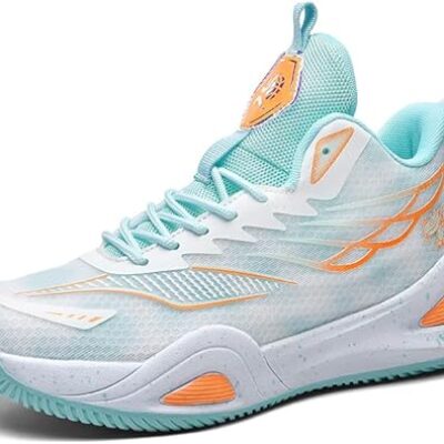 Womens Mens Basketball Shoes Breathable Non Slip Fashion Sneakers Comfortable Unisex-Adult Outdoor Sport Shoes