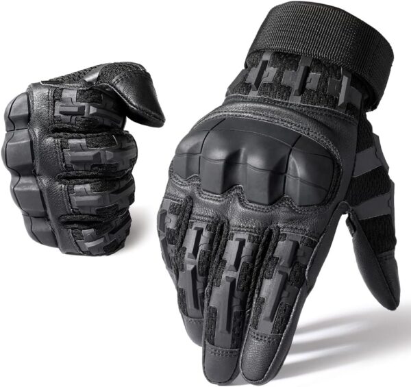 WTACTFUL Rubber Guard Tactical Gloves for Men Touchscreen Airsoft Motorcycle Hunting Outdoor