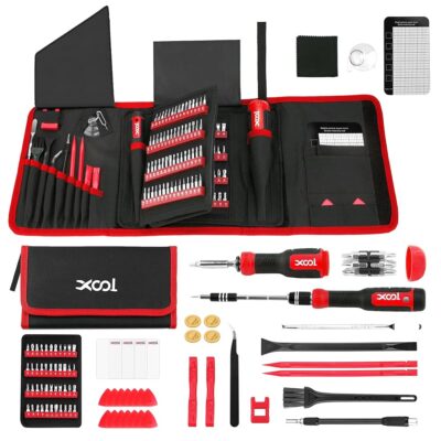 XOOL 200 in 1 Precision Screwdriver Set, Electronics Repair Tool Magnetic Driver Kit with 164 Bits for Phone, MacBook, Computer, Laptop, PC, Tablet, PS4, Xbox, Nintendo, Game…