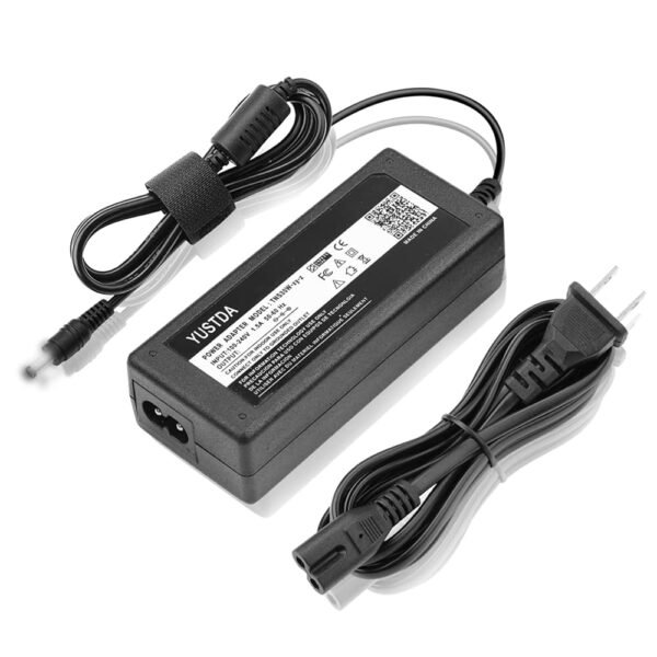 Yustda 12V AC/DC Adapter Replacement for Jensen JE1911 JE1911DVDC JE1911RTL JE1909 JE1909RTL JE 1911 JE 1909 19" LCD HD TV DVD Combo Television 12VDC DC12V 12.0V 12 V Power...